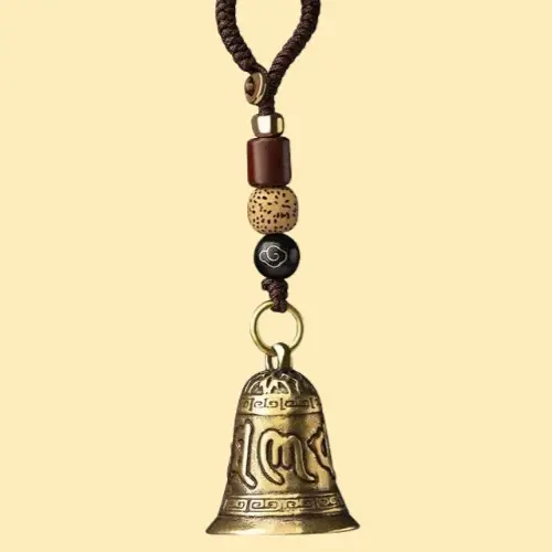 寺廟鐘形鑰匙扣